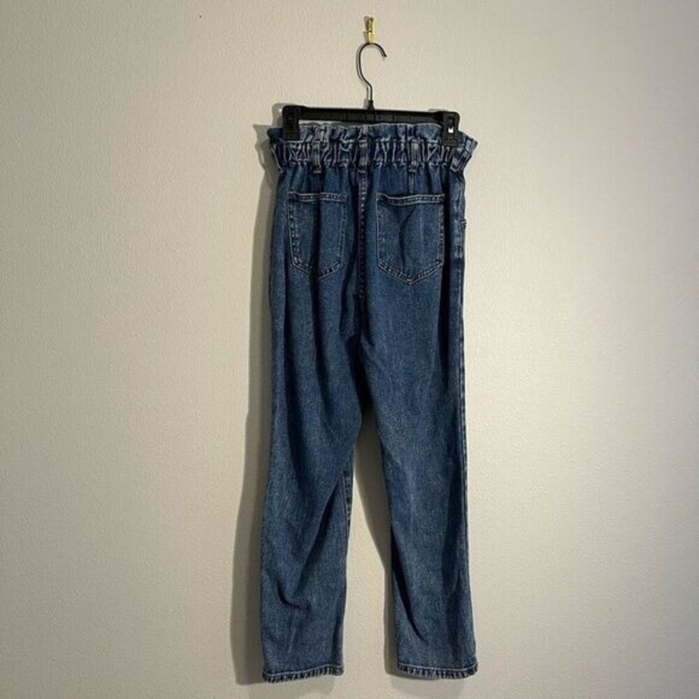 PacSun Mom Jean High Waisted Paper Bag Waist Denim Pants Size 26 - Picture 3 of 5
